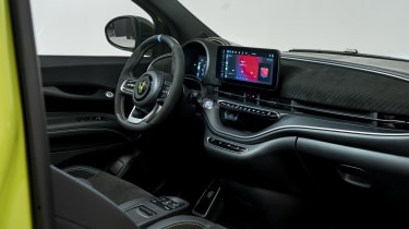 Abarth 500e studio interior